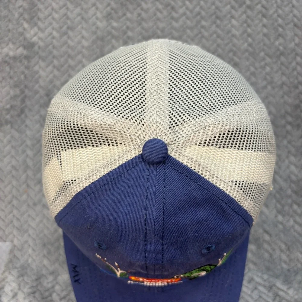 Tyson Bass Association Bull Shoals Lake 2026 Trucker Hat Blue Grey Mesh Cap